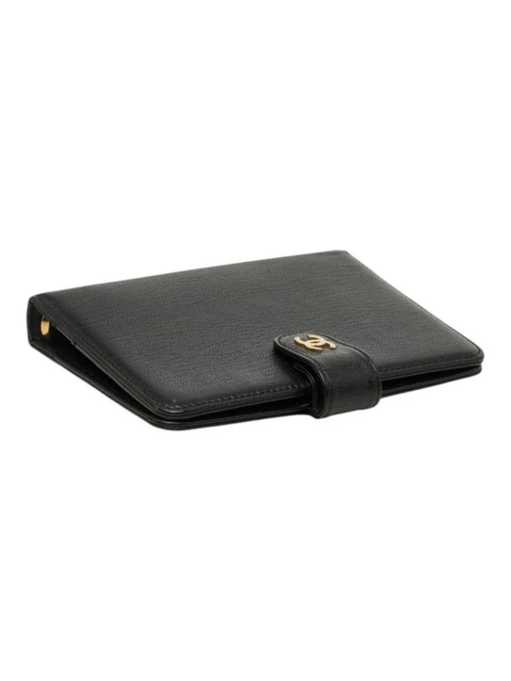 Chanel CC Logo Notebook Cover Leather Agenda